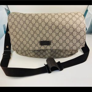 Gucci diaper messenger bag
